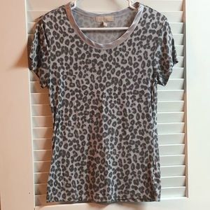 Banana Republic Satin Trim Tee